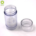 75g empty cosmetic packaging clear deodorant stick container